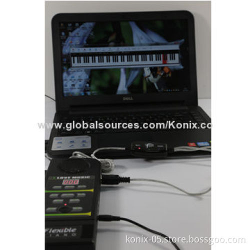 Kid's piano with silicone keyboard of musical toys